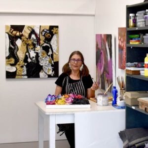 Wanda Barker, Raglan artist, at the Wharf Gallery 2024